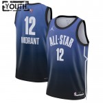 All-Star 2023 Trikot Team 1 Ja Morant 12 Nike Blau Swingman - Kinder